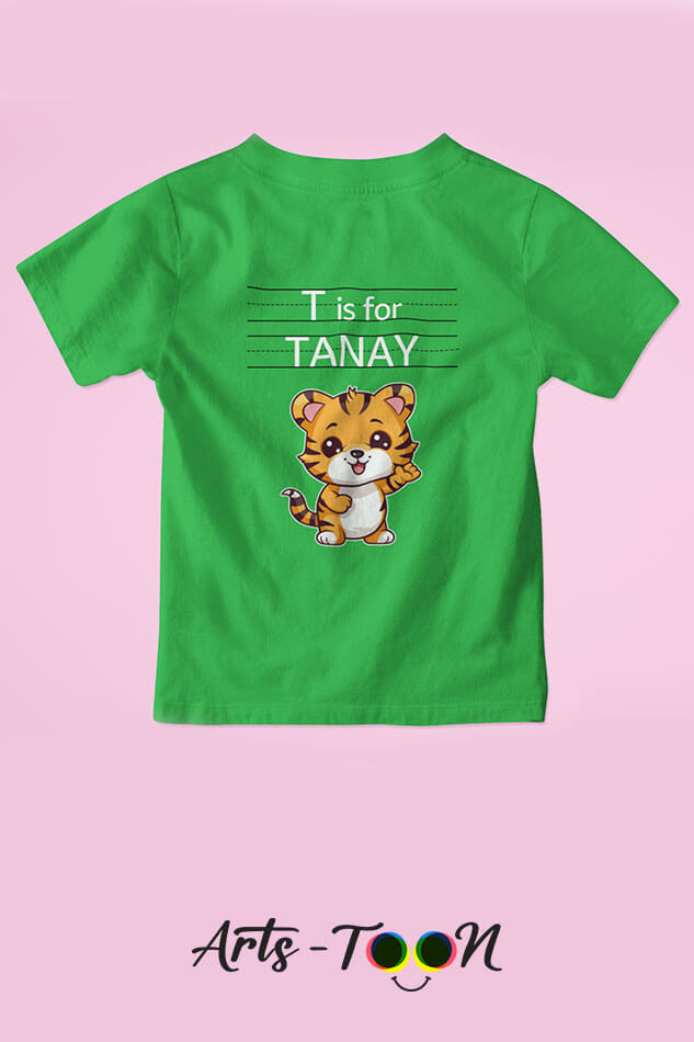 Personalized Alphabet Kids T-Shirts – Custom Name Tees for Toddlers & Babies