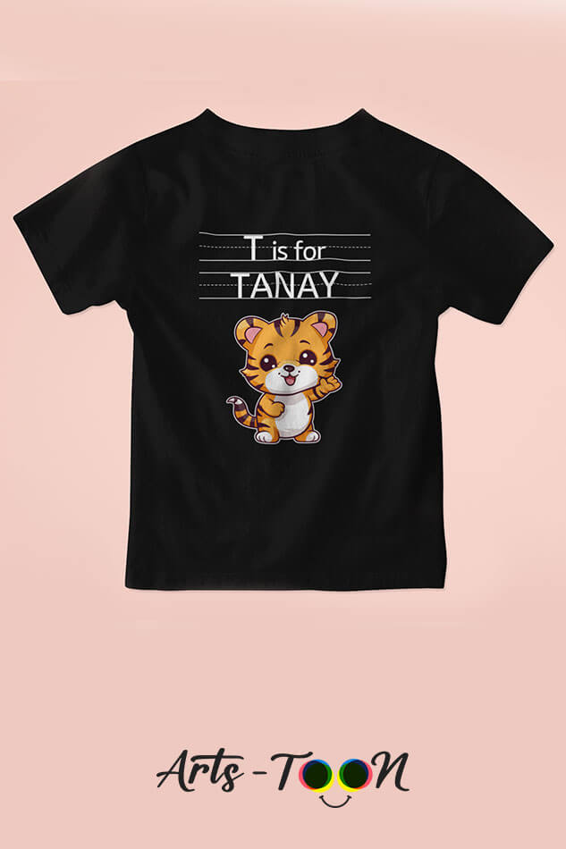 Personalized Alphabet Kids T-Shirts – Custom Name Tees for Toddlers & Babies