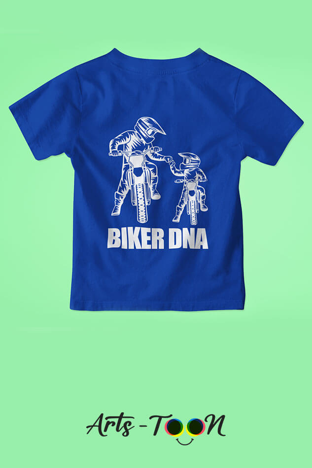 Biker DNA Kids Tshirts – Cool, Comfy Tees for Little Riders!