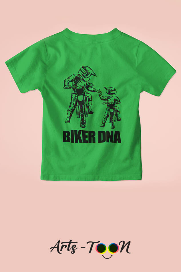Biker DNA Kids Tshirts – Cool, Comfy Tees for Little Riders!