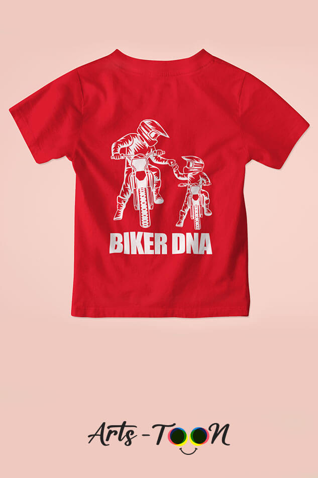 Biker DNA Kids Tshirts – Cool, Comfy Tees for Little Riders!