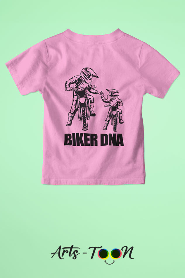 Biker DNA Kids Tshirts – Cool, Comfy Tees for Little Riders!