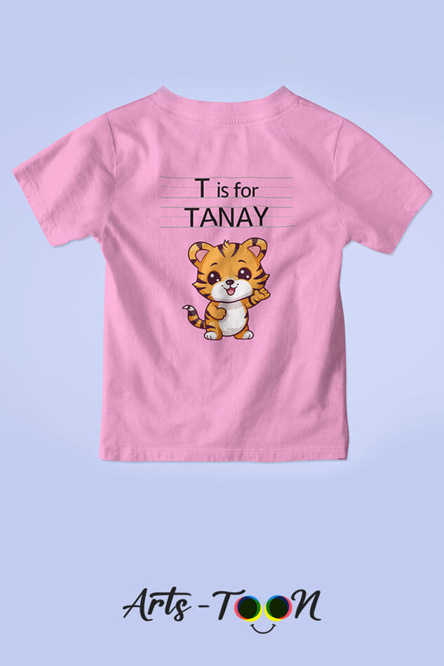 Personalized Alphabet Kids T-Shirts – Custom Name Tees for Toddlers & Babies