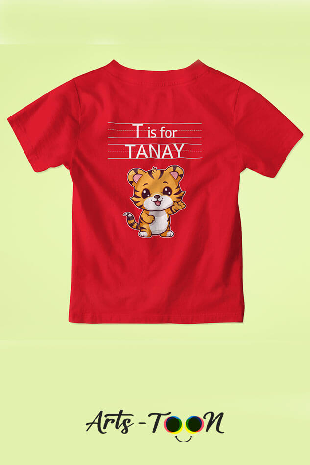 Personalized Alphabet Kids T-Shirts – Custom Name Tees for Toddlers & Babies
