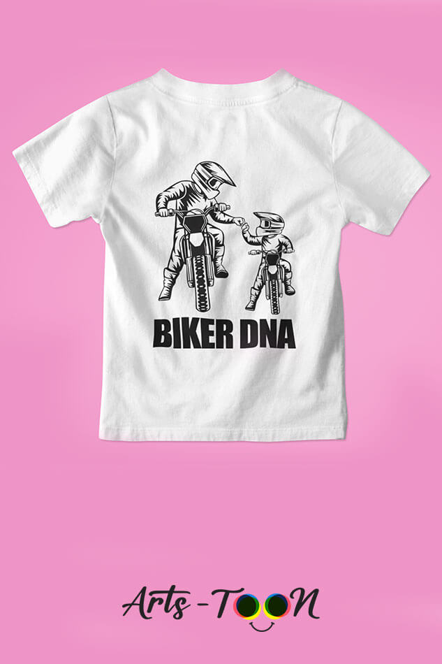 Biker DNA Kids Tshirts – Cool, Comfy Tees for Little Riders!